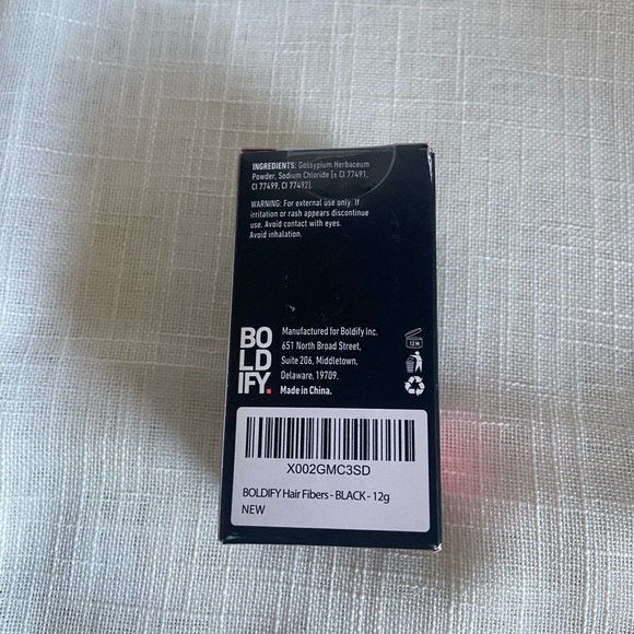 BOLDIFY Enhance Hair Thickening Fibers Black 0.42 oz (12g) New Boxed - Picture 3 of 5